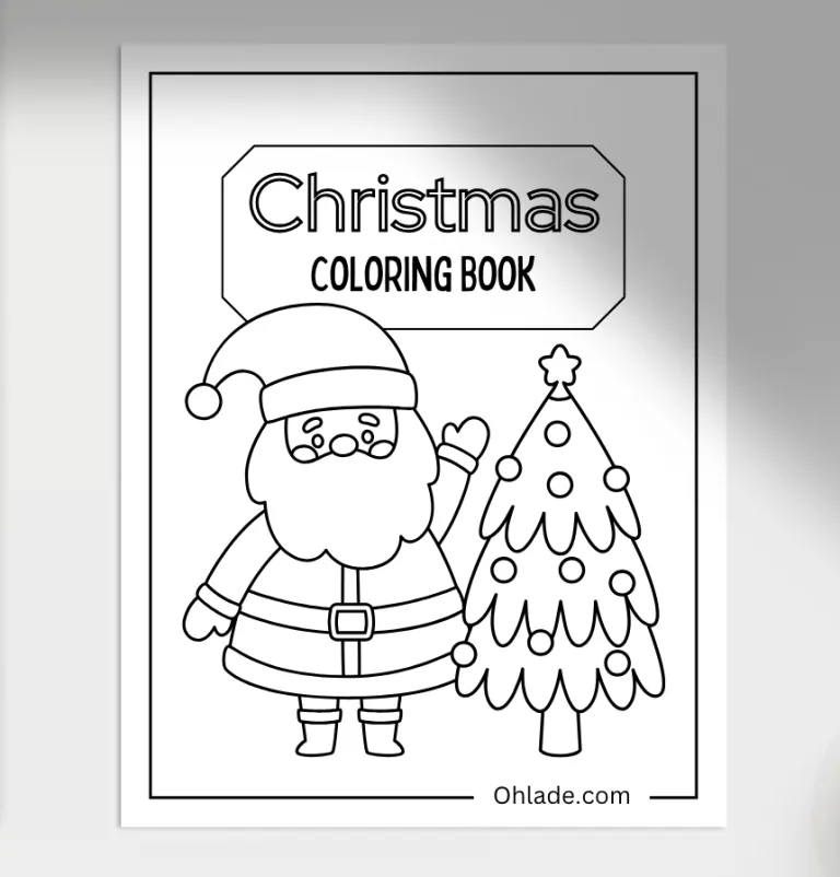 Printable Christmas Coloring Book for Kids